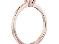 Кольцо из красного золота с бриллиантом э0201кц11101900