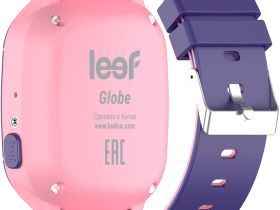 Умные часы Leef Globe Розово-фиолетовые
