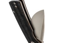 Складной нож Petrified BELUGA, сталь 14C28N, рукоять Carbon Fiber