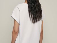 Футболка свободного силуэта с принтом