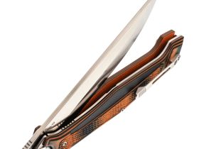 Складной нож НОКС Сканди Orange, сталь D2, рукоять G10