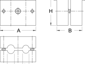 Зажим для осей Unior 1639/2 (серебристый)