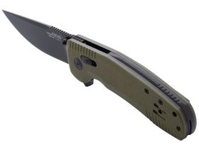 Полуавтоматический складной нож SOG-TAC XR OD Green, сталь D2, рукоять G10