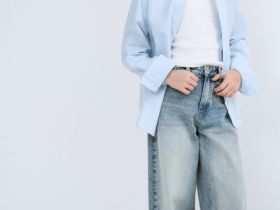 Рубашка для девочек, Голубой