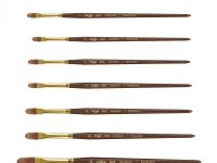 Кисть колонок №14 овальная Гамма "Классика"