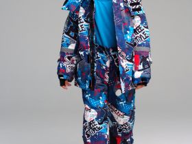 Комплект текстильный с полиуретановым покрытием для мальчиков: куртка, полукомбинезон