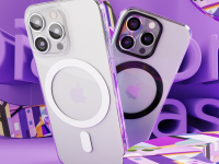 Клип-кейс VLP Diamondс MagSafe для Apple iPhone 15 Pro Max Прозрачный