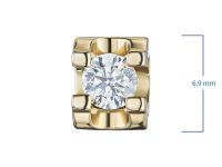 Подвеска из желтого золота с бриллиантом э0301пд06210861