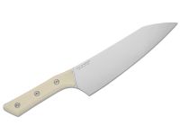 Нож кухонный Шеф Microtech Chef's Knife, сталь M390MK, рукоять G10, белый