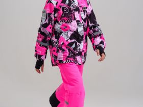 Комплект текстильный с полиуретановым покрытием для девочек: куртка, брюки