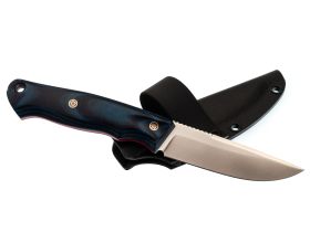 Нож Коготь, сталь VG-10, рукоять синяя микарта