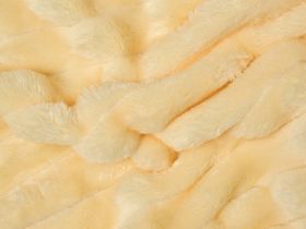 Плед Мягкая полоска/Soft strip, сливки