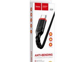 Кабель Hoco X59 3A (USB) на (Type-C) 100см нейлоновая оплетка (черный)