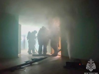 В Нерюнгринском районе прошли пожарно-тактические учения в здании отдела полиции