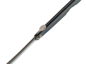 Нож складной Higonokami Nagao Kanekoma, сталь SK-5, японский традиционный, рукоять нержавеющая сталь черная