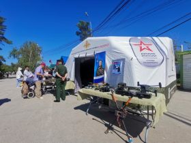 В Парке культуры и отдыха Якутска начал работу пункт отбора граждан на военную службу по контракту