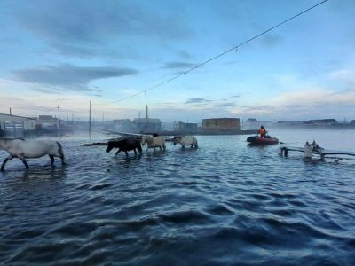 В селе Бетенкес Верхоянского района Якутии подтоплено 36 жилых домов