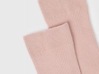 Носки в рубчик, Розовый