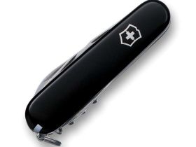 Нож перочинный Victorinox Spartan, сталь X55CrMo14, рукоять Cellidor®, черный, 12 функций, 91мм