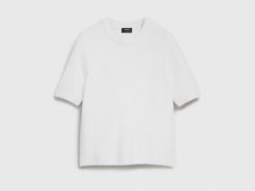 Джемпер с коротким рукавом, Белый