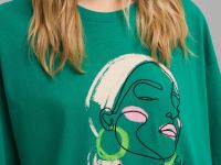 Футболка объемного кроя из хлопкового джерси