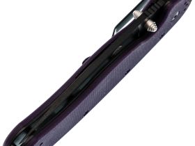 Складной нож Steelclaw Крыса Black сталь AUS-8, рукоять фиолетовый G10