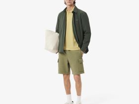 Мужское поло L.12.12 из меланжевой ткани