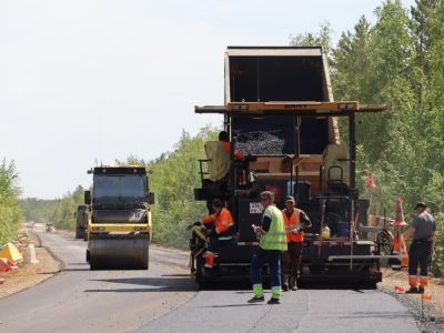 В Якутии ремонт участка дороги «Нам» завершают досрочно
