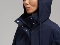 Короткий плащ из твила