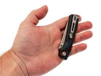 Cкладной нож SRM Dome 106M-GK, сталь 14C28N, рукоять G10+Gmascus синий