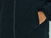 Утеплённая куртка из вельвета, Синий