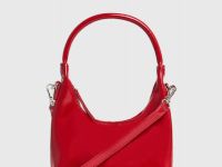 Сумка из лаковой кожи, Красный
