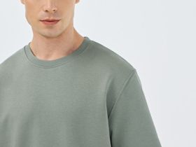 Футболка с текстовым принтом, Зеленый