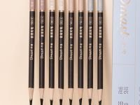 Набор угольных карандашей Dmast 10 штук ассорти в картонной упаковке