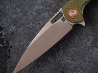 Складной нож Artisan Archaeo, сталь D2, рукоять G10, green