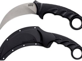 Керамбит Cold Steel Steel Tiger, сталь AUS-8A, рукоять кратон, черный