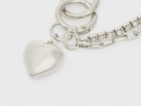 Цепь на брюки для девочек, Серебряный