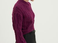 Джемпер свободного силуэта с шерстью