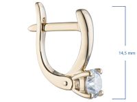 Серьги из желтого золота э0312сг02164000_white