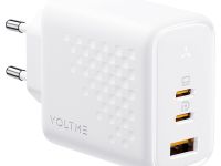 Сетевое зарядное устройство VOLTME Revo 67CCA, USB-A + 2 Type-C, 67Вт белый