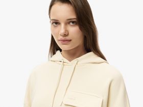 Женский хлопковый свитшот Lacoste