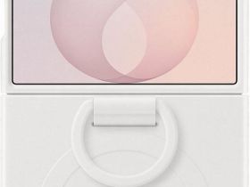 Чехол Samsung Silicone Ring Magnet Case Samsung Galaxy Z Flip8 кремовый
