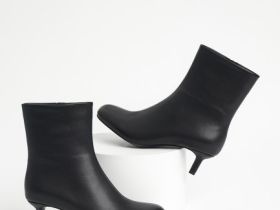 Ботильоны из натуральной кожи, Черный