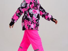 Комплект текстильный с полиуретановым покрытием для девочек: куртка, брюки