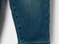 Брюки текстильные джинсовые утепленные флисом для мальчиков