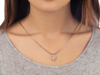 Подвеска из серебра с бриллиантом э0601пд02155000