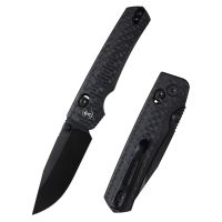 Складной нож Remette Aurora, сталь 14C28N, рукоять G10, черный