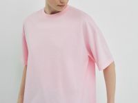 Базовая футболка оверсайз, Розовый