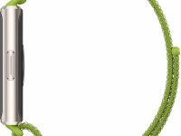 Умные часы HUAWEI Band 11 Pro серебристые, с зелёным ремешком