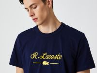 хлопковая футболка Lacoste